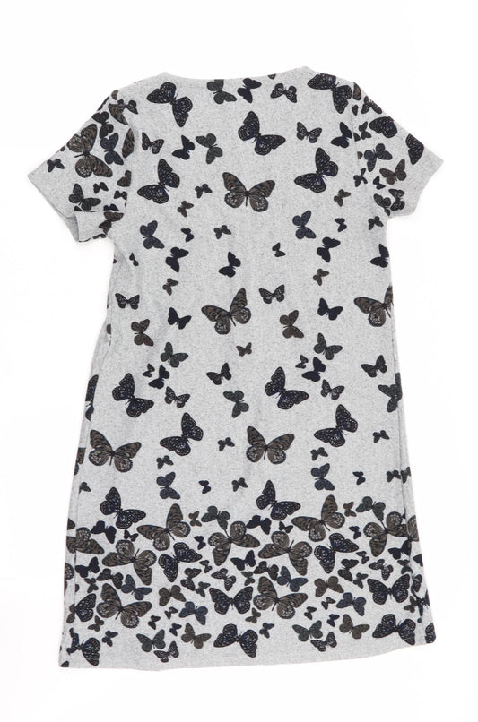 blue vanilla Womens Grey Fit & Flare Size S