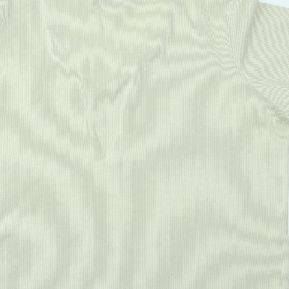 Womens UK Size M Bonmarché Ivory Basic T-Shirt
