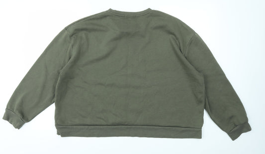 Primark Womens Green Pullover Jumper Size XL