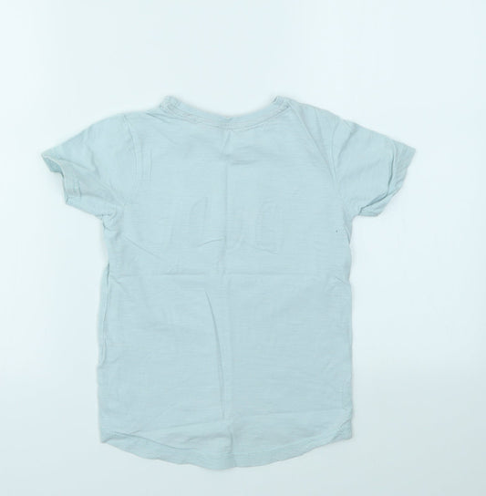 George Boys Blue Basic T-Shirt Size 4-5 Years