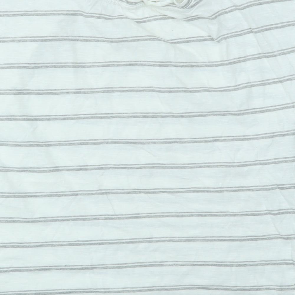 Primark Womens Multicoloured Striped Basic T-Shirt Size 12