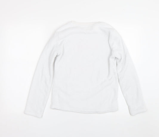 Pep&co Girls White Top Pyjama Top Size 11-12 Years