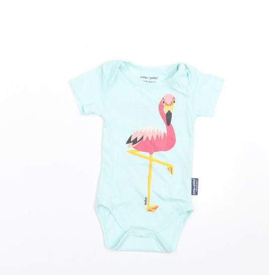 Coq En Pate Girls Blue Basic T-Shirt Size 3-6 Months