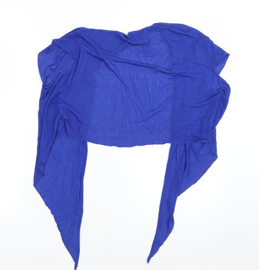 Womens UK Size 16 Per Una Blue Cape Jumper