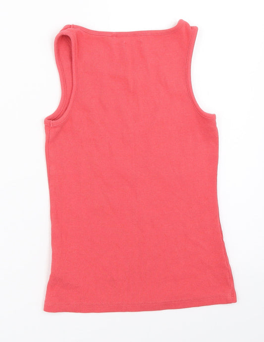 NEXT Girls Pink Basic Tank Size 9 Years