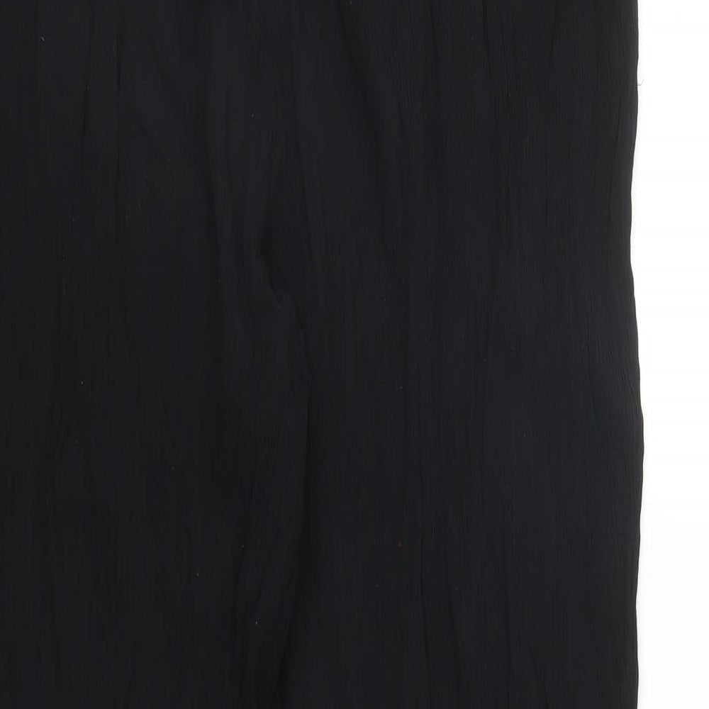 Being Casual Womens Black Trousers Size 30 L24 in