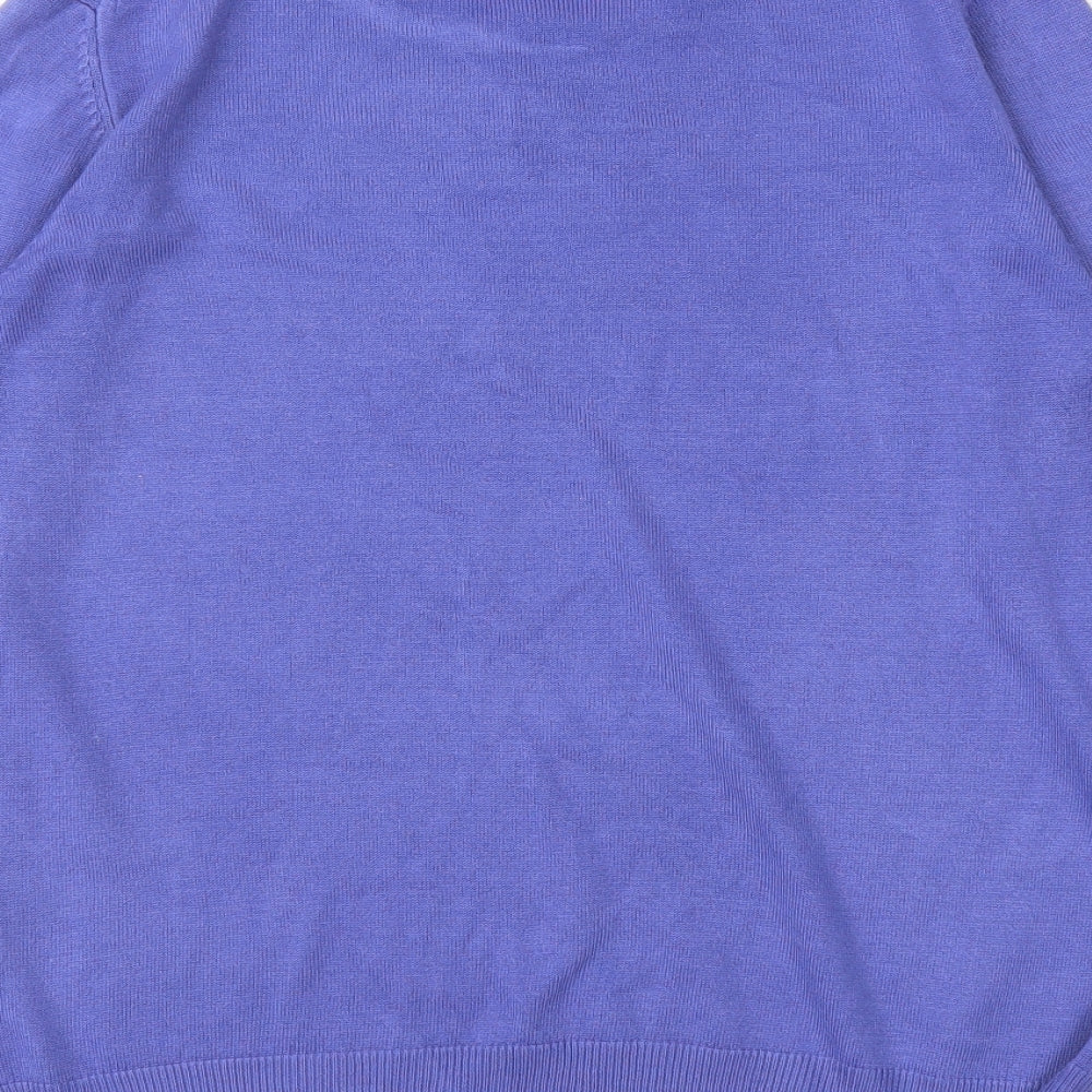Womens UK Size 12 M&S Purple Pullover Jumper