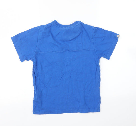 Bellfield Boys Blue Basic T-Shirt Size 7 Years