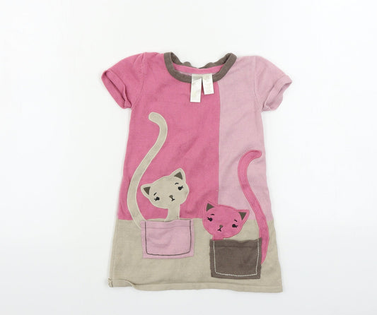 Strawberry Faire Girls Pink A-Line Size 2 Years