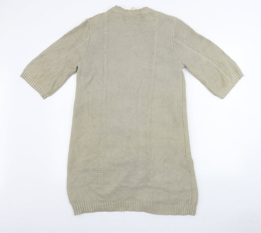 DAY Womens Beige Cardigan Jumper Size M