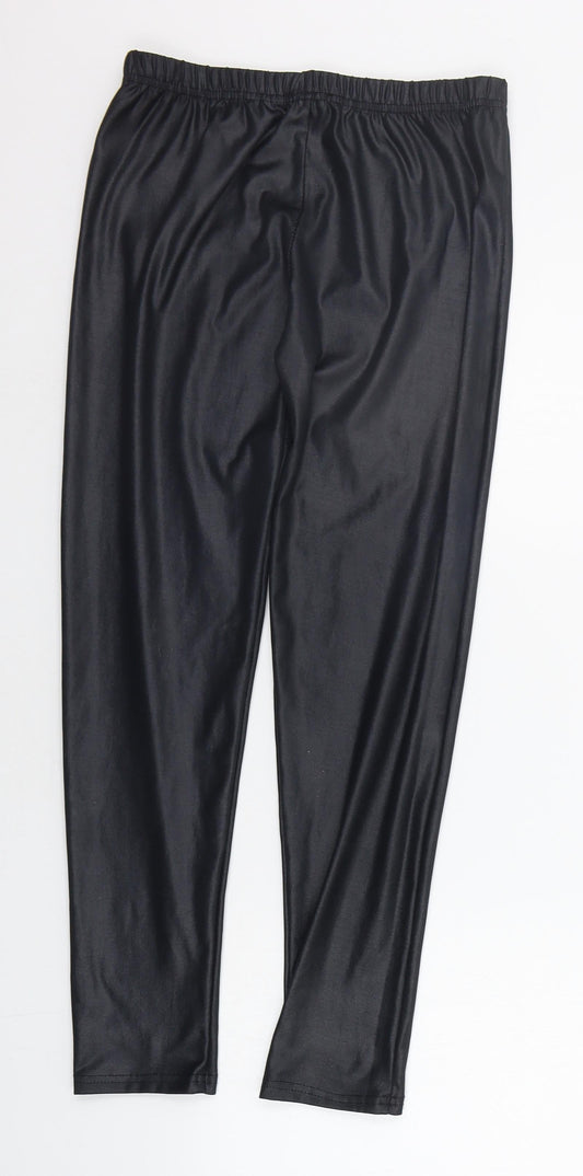 Womens UK Size M love Regular Fit Jegging Black Trousers