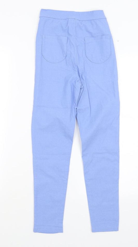 Pincai Womens Blue Capri Trousers Size XS L24 in