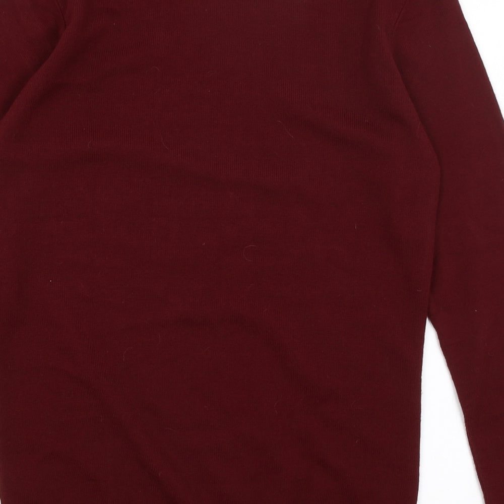 Cedar Wood State Mens Red Pullover Jumper Size S