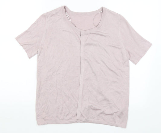 Womens UK Size 12 TU Pink Wrap Jumper