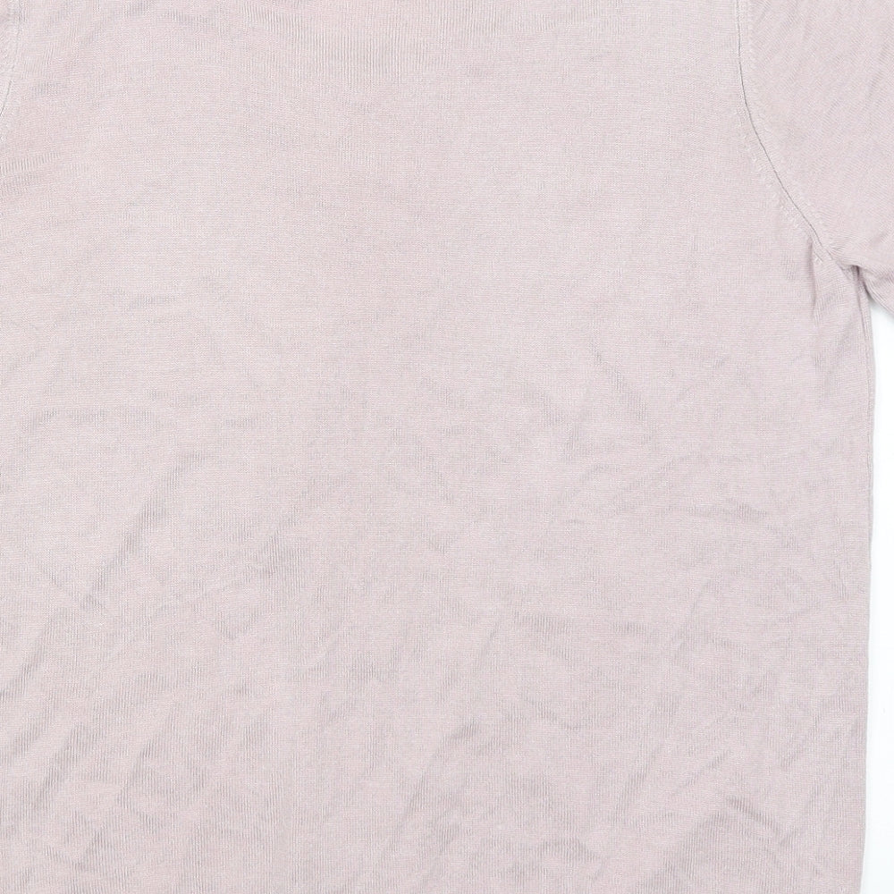 TU Womens Pink Wrap Jumper Size 12