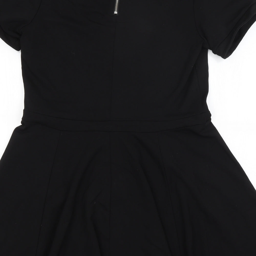 H&M Womens Black Fit & Flare Size L