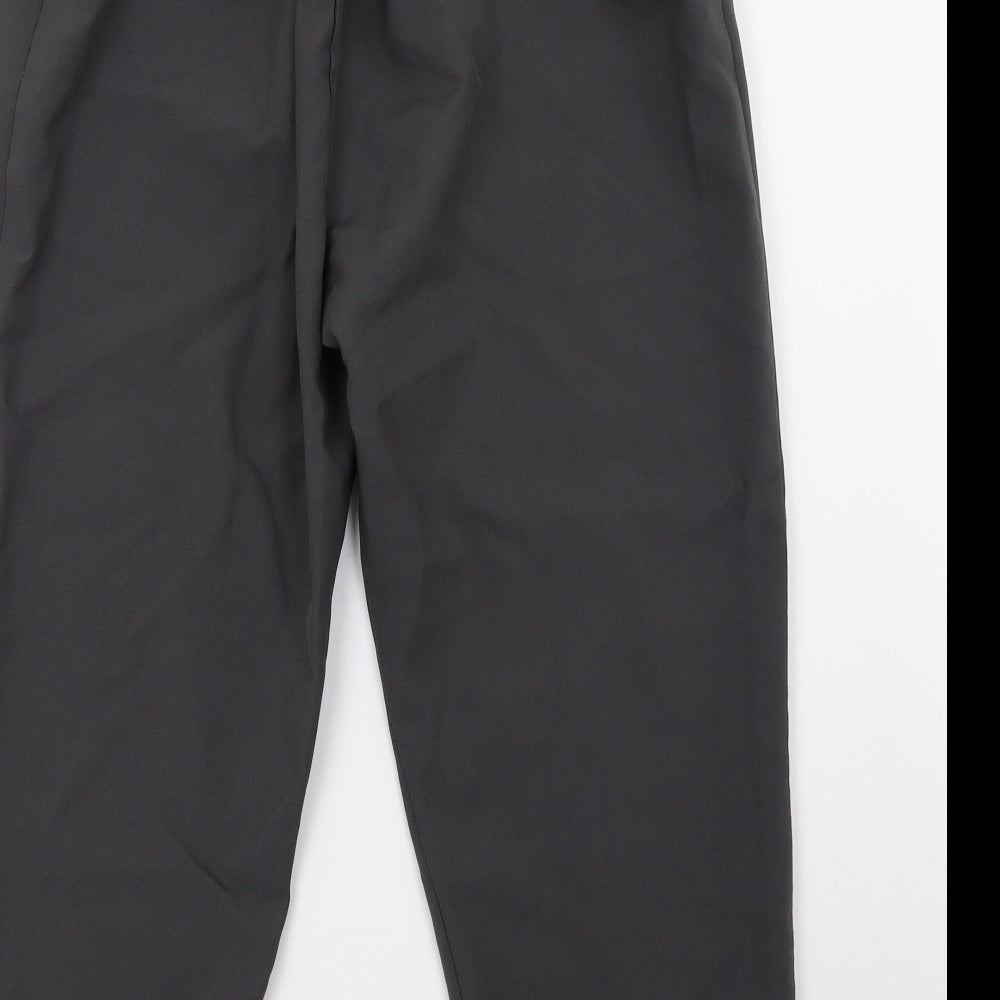Womens UK Size 10 Preworn Regular Fit Grey Trousers