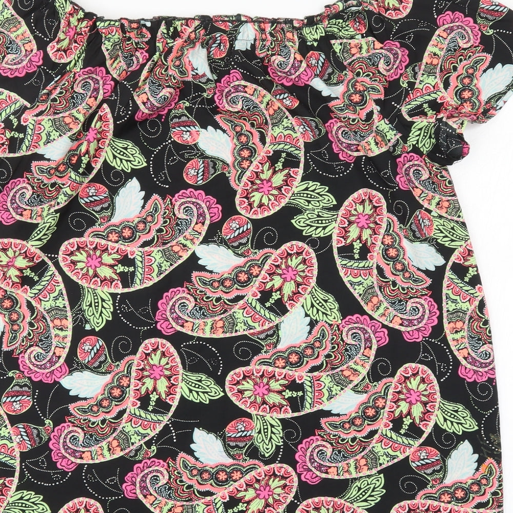 Womens UK Size 16 Pep & co Multicoloured Basic Blouse
