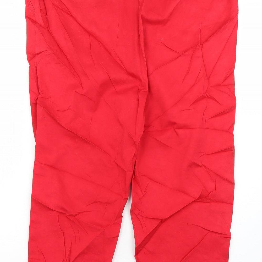 isle Womens Red   Cropped Jeans  L21 in