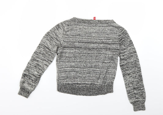 Womens UK Size 10 H&M Grey Pullover Jumper