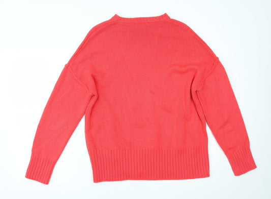 George Womens Pink Pullover Jumper Size L