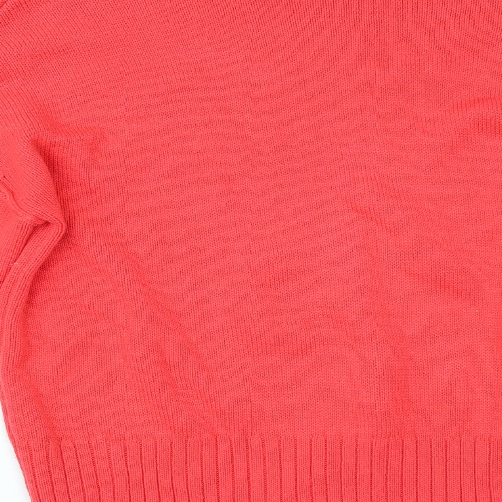 George Womens Pink Pullover Jumper Size L