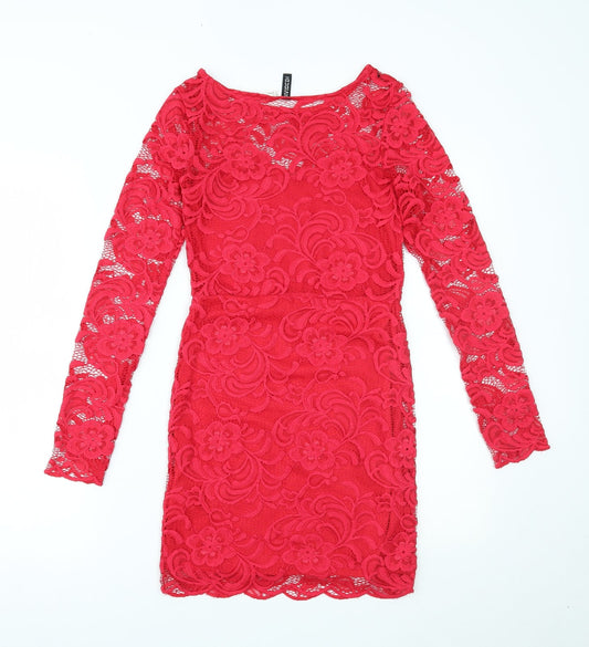 H&M Womens Red Bodycon Size 6