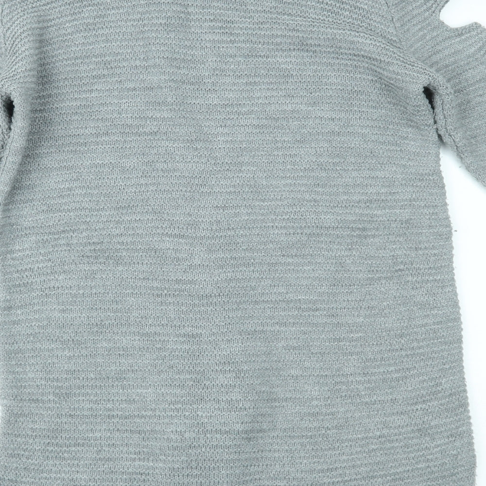 Primark Womens Grey Pullover Jumper Size 4