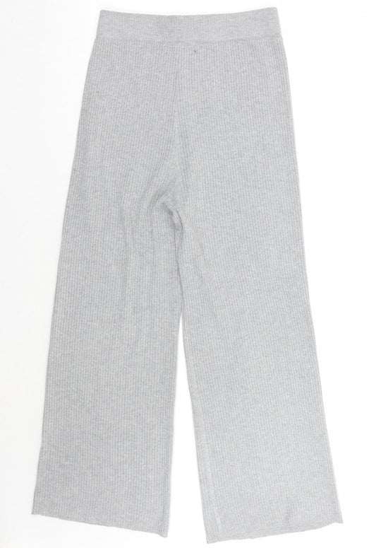 Fashion Union Womens Grey Trousers Size 10 L26 in