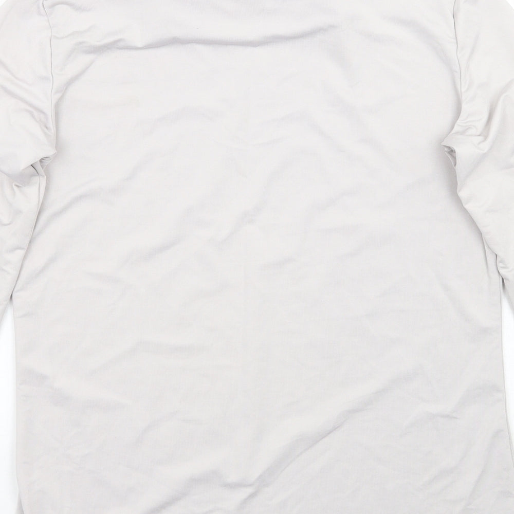 SheIn Womens Grey Basic T-Shirt Size L