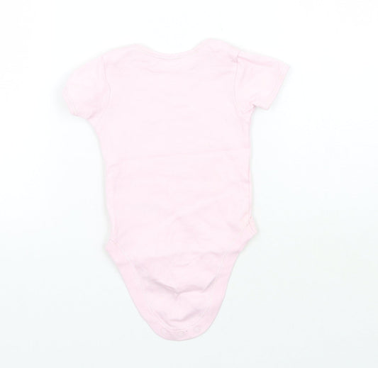 George Girls Pink Babygrow One-Piece Size 3-6 Months