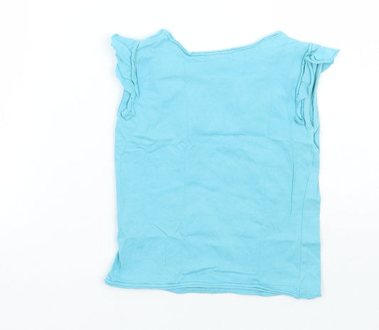 NEXT Girls Blue Basic T-Shirt Size 18-24 Months