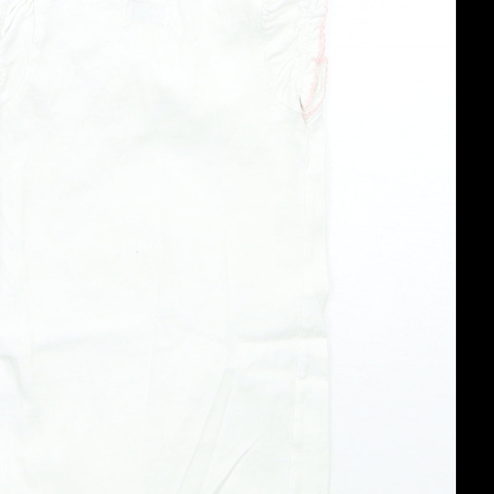 Mammas & Pappas Girls White Babygrow One-Piece Size 0-3 Months