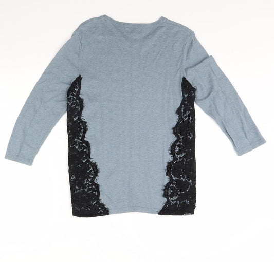 Womens UK Size 10 NEXT Blue Pullover Jumper