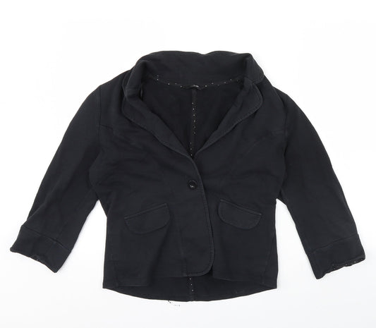 Womens UK Size 14 George Black Jacket
