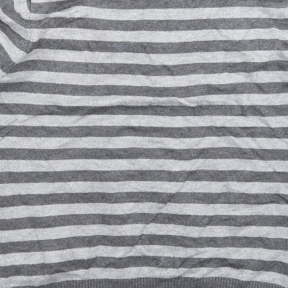 Womens UK Size 14 Preworn Grey Pullover Jumper