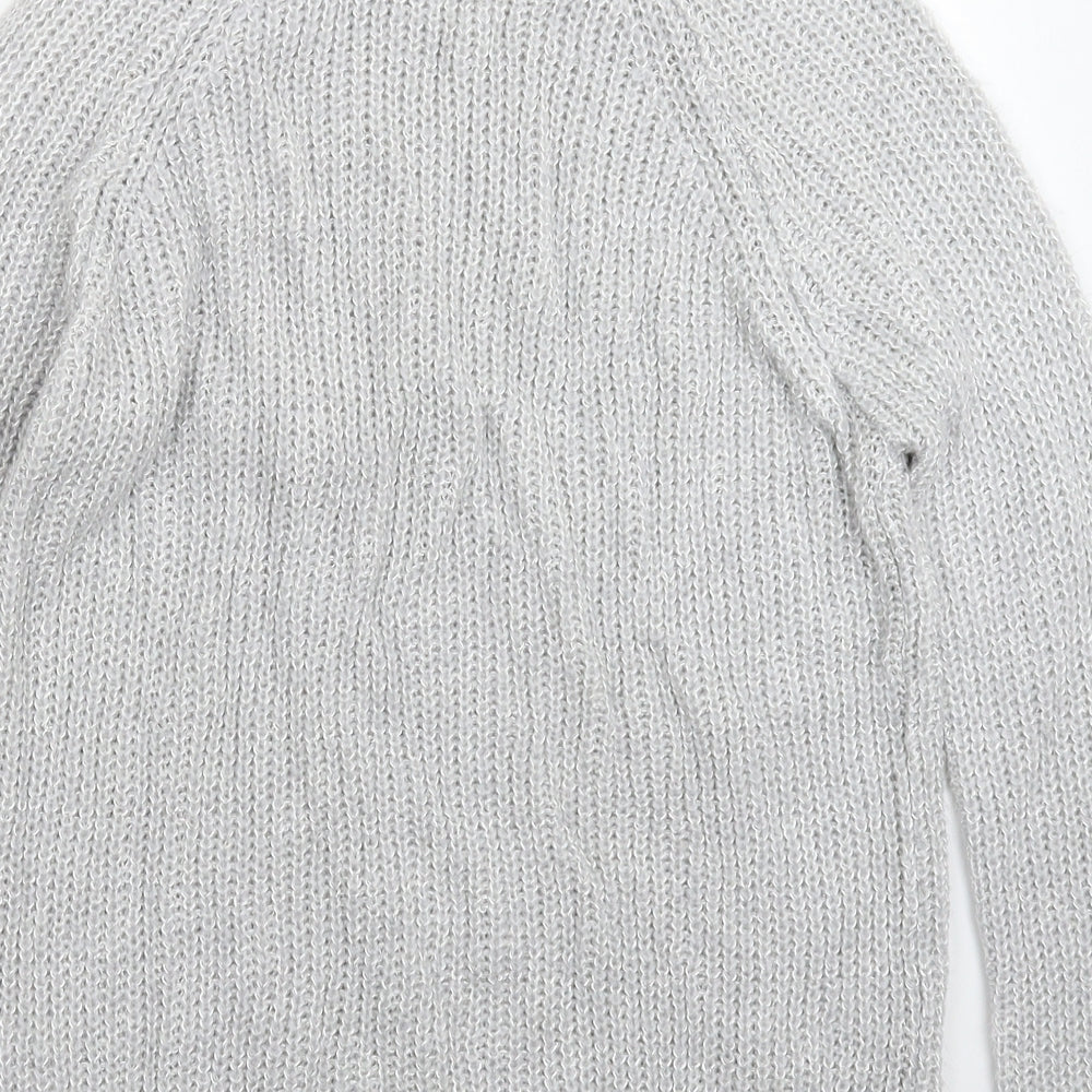 Womens UK Size 10 NEXT Grey Pullover Jumper