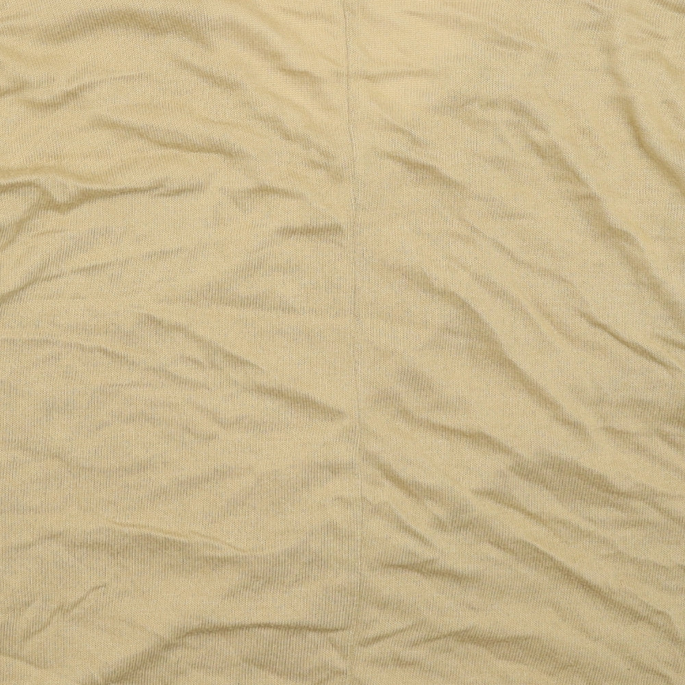 Boohoo Womens Beige Knit Pullover Jumper Size 16 - Oversized