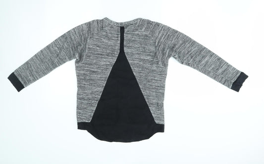 Womens UK Size S Zara Grey Pullover Jumper