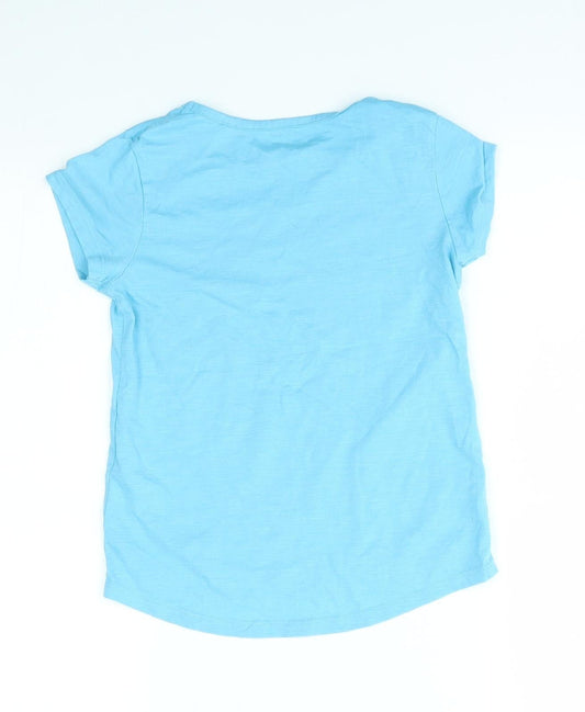 TU Boys Blue Basic T-Shirt Size 9 Years