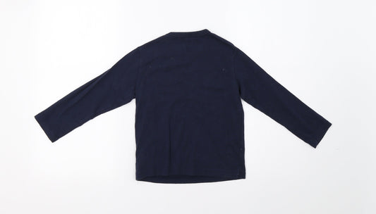 Gap Boys Blue Basic T-Shirt Size 6 Years