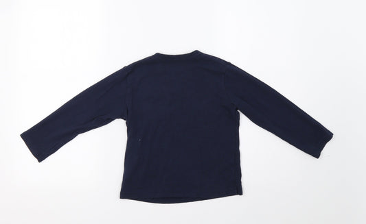 Gap Girls Blue Basic T-Shirt Size 5 Years