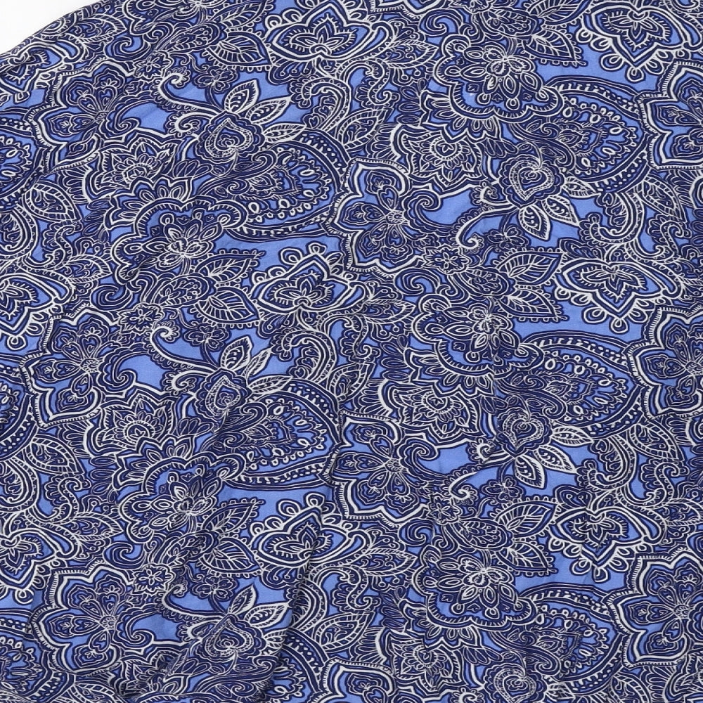 Womens UK Size 12 New Look Blue Overcoat