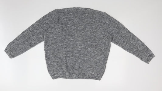 Mens UK Size M Burton Grey Pullover Sweatshirt