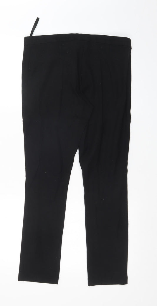 Womens UK Size 10 REDHERRING Regular Fit Dress Pants Black Trousers