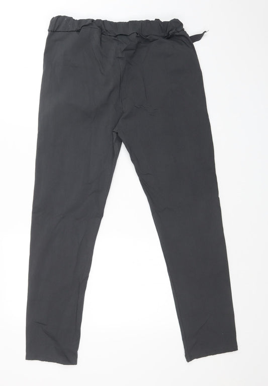 Womens UK Size XL Preworn Regular Fit Grey Trousers