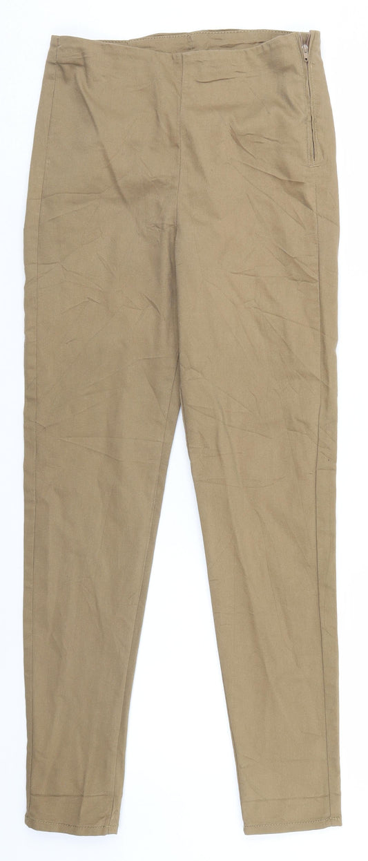Divided Womens Beige Trousers Size 10 L26.5 in