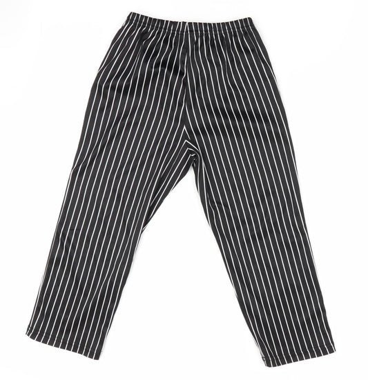 TU Girls Black Striped Pyjama Pants Size 5-6 Years