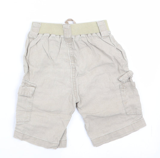 Mothercare Boys Beige Cargo Trousers Size 12-18 Months