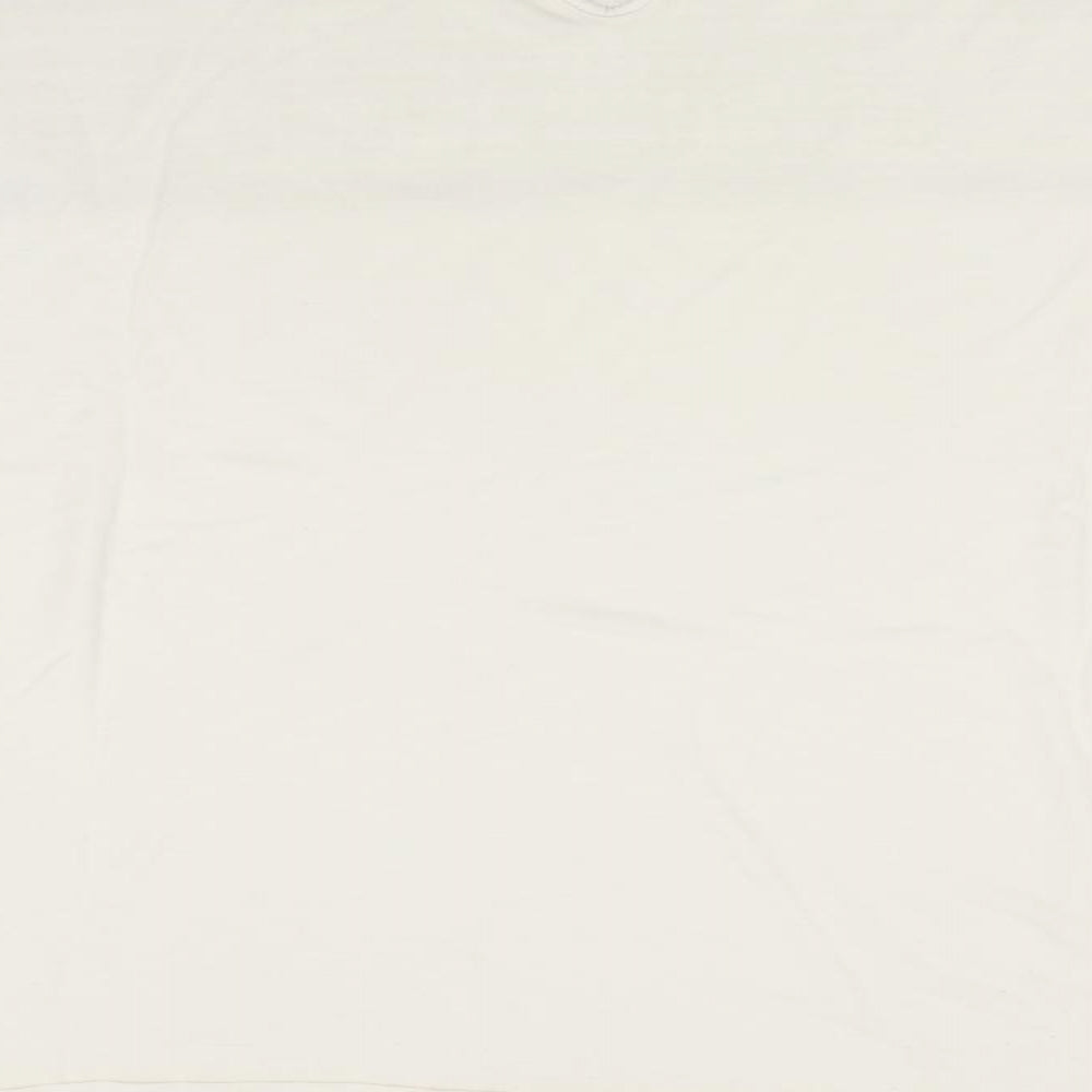Womens UK Size Preworn Ivory Tunic Blouse